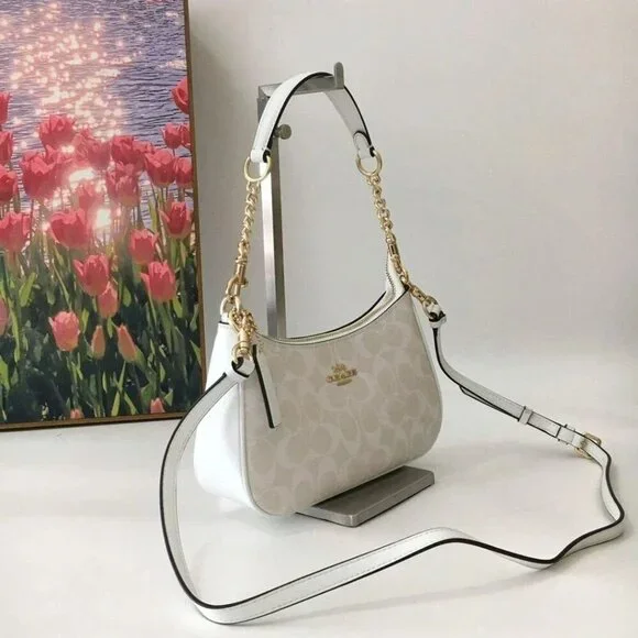 Coach Teri Shoulder Bag In Signature Canvas CA548 - Picture 5 of 7